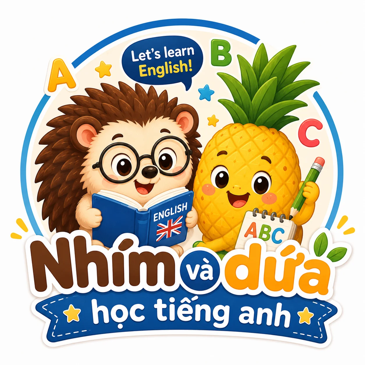 Nhím và Dứa Logo